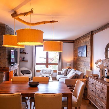 Arcs 1950 Appartement Luxe Type Chalet 5 A 7 Personnes Vue Imprenable Sur Le Montblanc Skis Aux Pieds Les Arcs  Ngoại thất bức ảnh