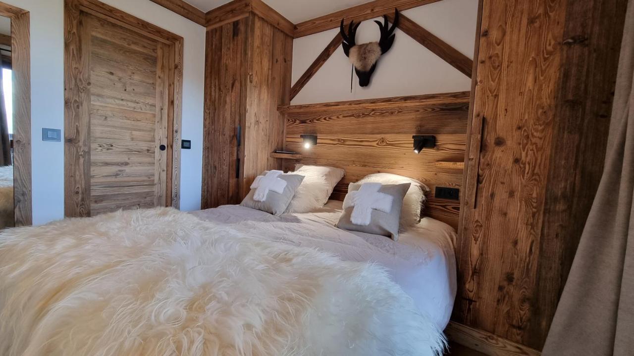 Arcs 1950 Appartement Luxe Type Chalet 5 A 7 Personnes Vue Imprenable Sur Le Montblanc Skis Aux Pieds Les Arcs  Ngoại thất bức ảnh
