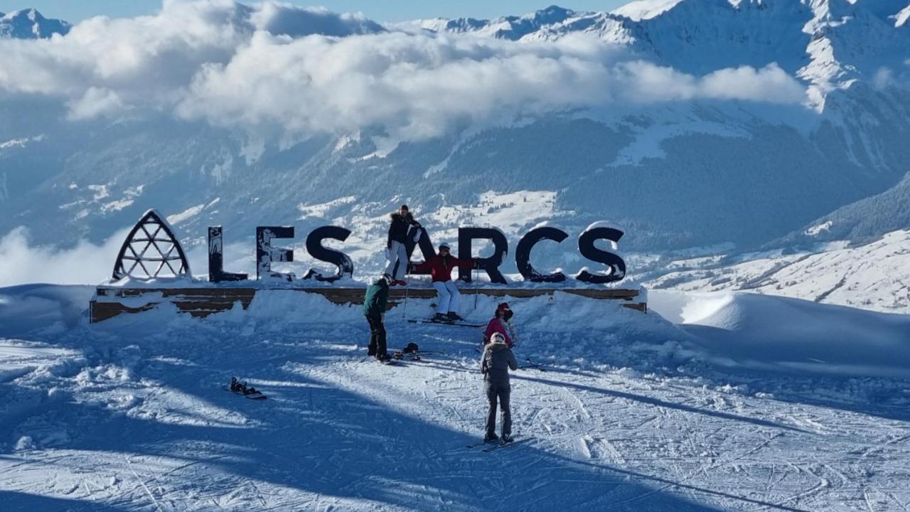 Arcs 1950 Appartement Luxe Type Chalet 5 A 7 Personnes Vue Imprenable Sur Le Montblanc Skis Aux Pieds Les Arcs  Ngoại thất bức ảnh