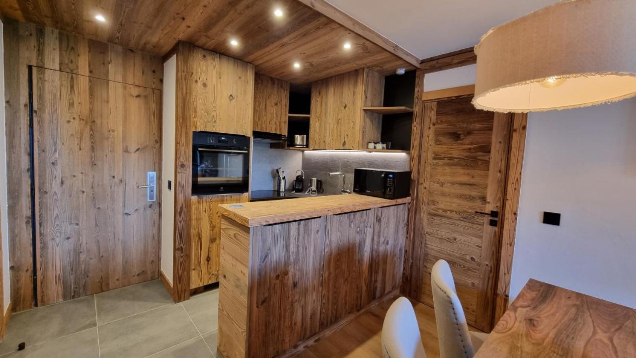 Arcs 1950 Appartement Luxe Type Chalet 5 A 7 Personnes Vue Imprenable Sur Le Montblanc Skis Aux Pieds Les Arcs  Ngoại thất bức ảnh