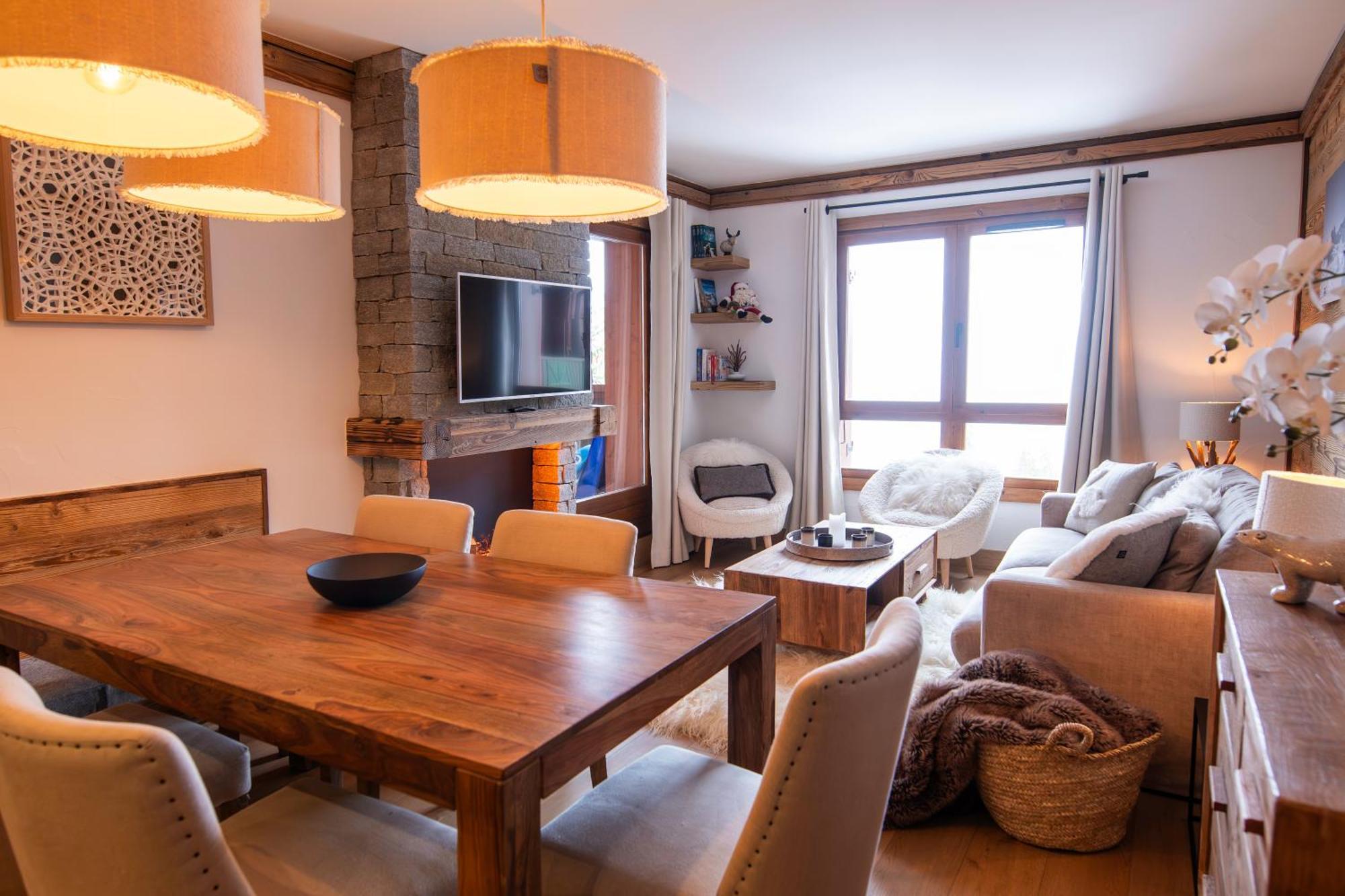 Arcs 1950 Appartement Luxe Type Chalet 5 A 7 Personnes Vue Imprenable Sur Le Montblanc Skis Aux Pieds Les Arcs  Ngoại thất bức ảnh